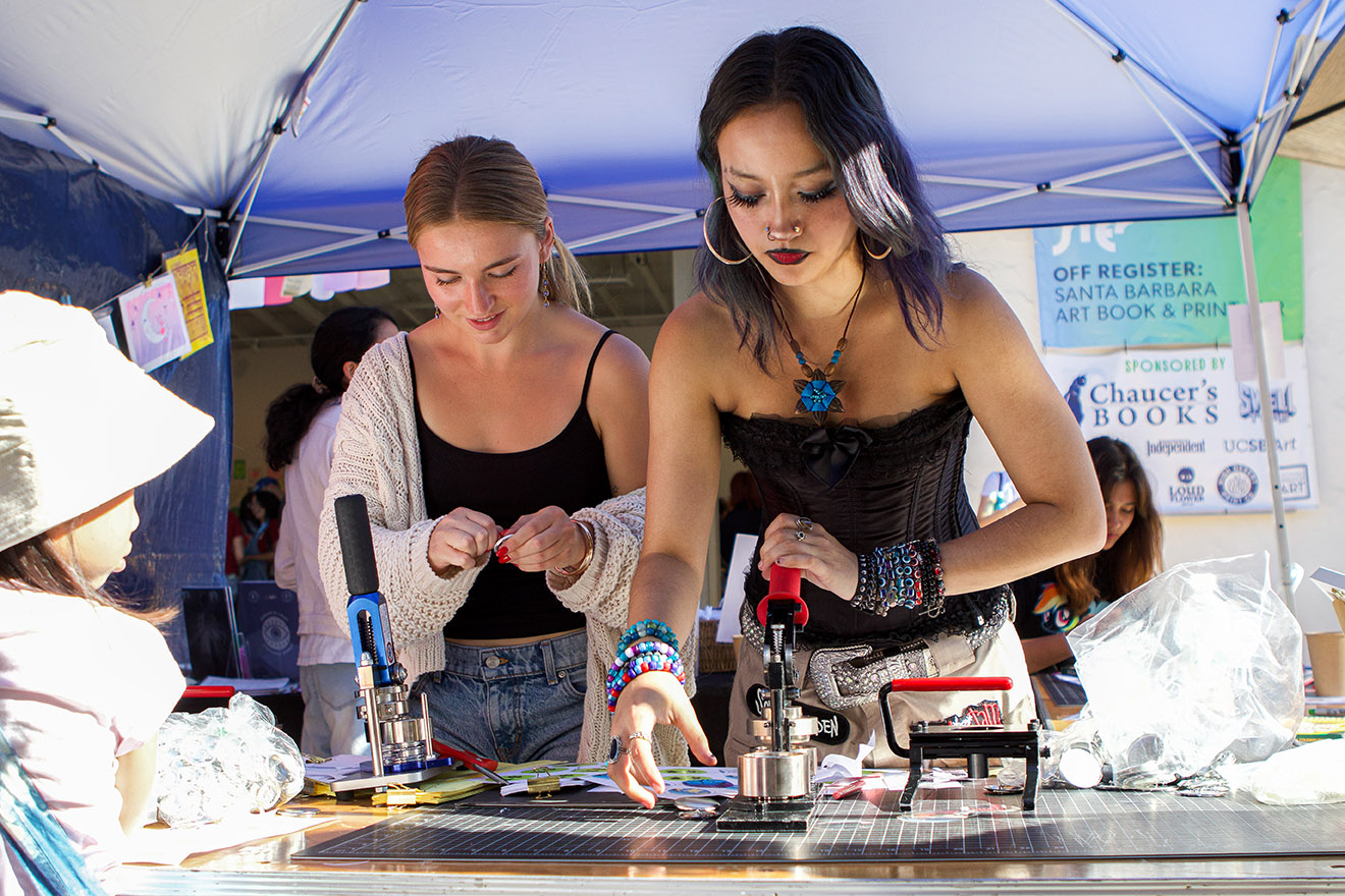 Button-making event